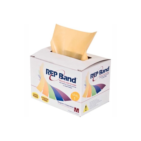 REP Band Latex Free Exercise Band, Peach, 6 Yard Roll/Box